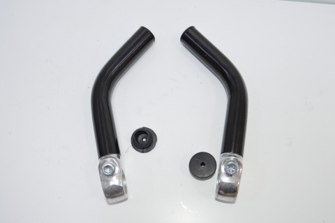 Рога на руль алюминиевые черные (Alloy), код 40808																														