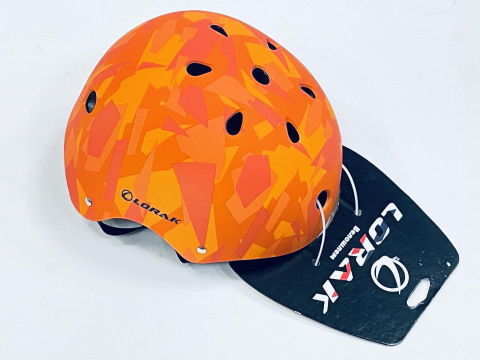 Шлем Lorak детский 41571 size M(55-58cm) Orange/Black, код 41571