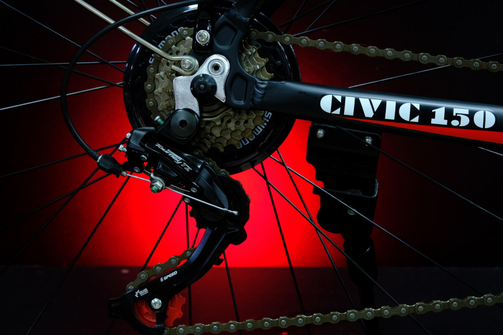 Lorak Civic 150 Матовый Чёрный рама 19 (на рост 171-182)