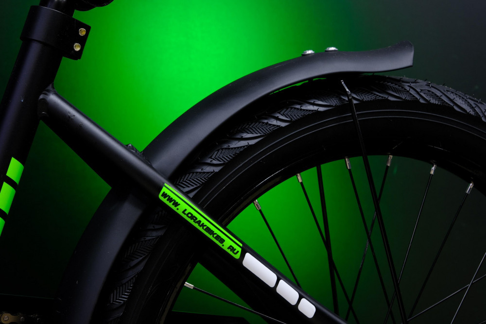 Lorak Junior 20 Boy Матовый Чёрный/Зелёный