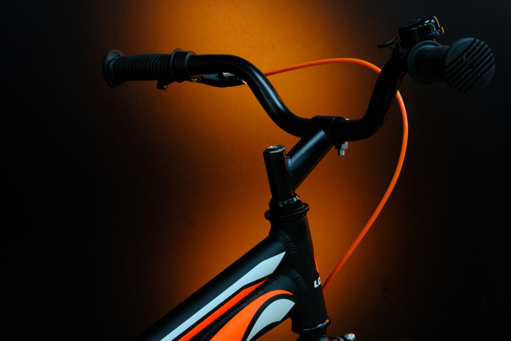 Lorak Junior 18 Boy Матовый Чёрный/Оранжевый