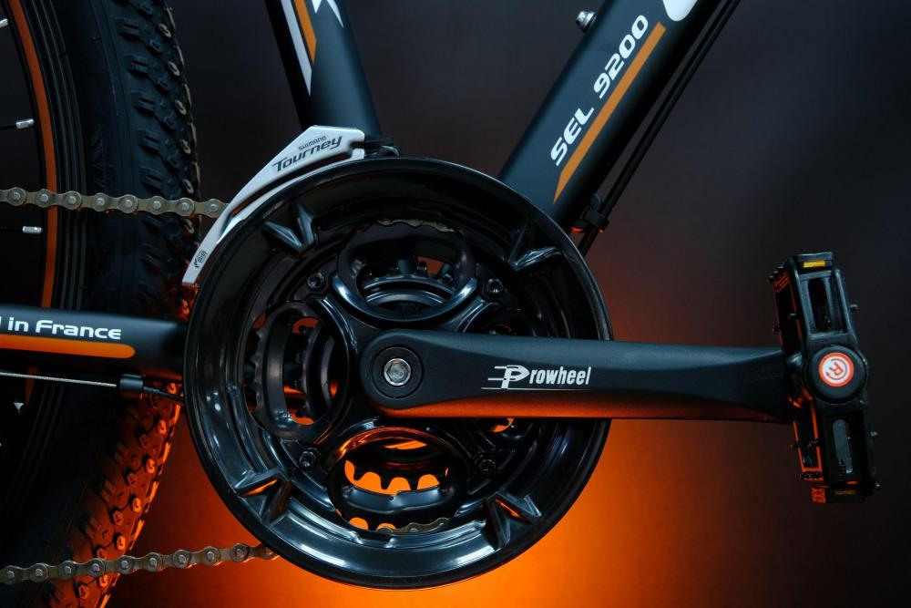 Lorak Sel 9200 Матовый Чёрный/Коричневый 18,5р (на рост 165-180)