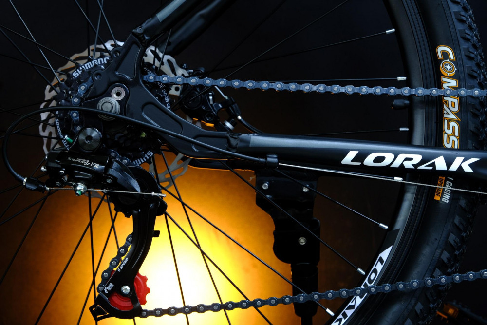 LORAK Safe 27,5 Prom Матовый Чёрный/Белый 19р (на рост 171-182)