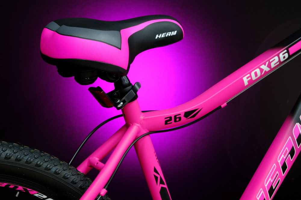 Heam FOX 26 Girl Чёрно/Розовый рама 17 (на рост 155-173)